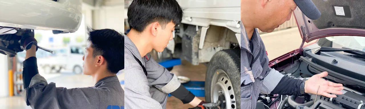 車検の様子